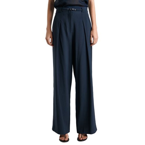 Cue Front Fold Buckled Pant